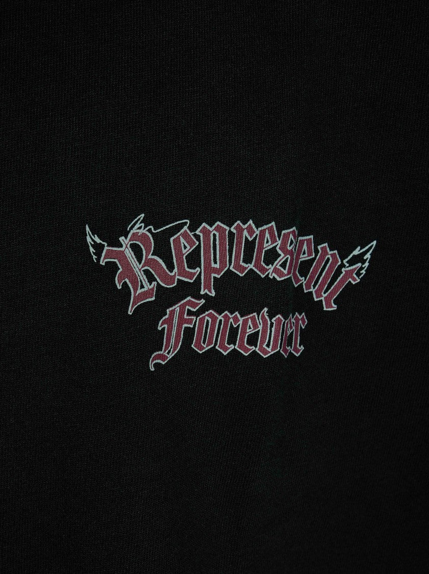 Represent Black Duality Graphic T-Shirt