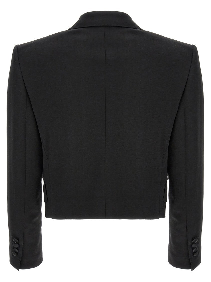 Dolce & Gabbana Tuxedo' Crop Blazer