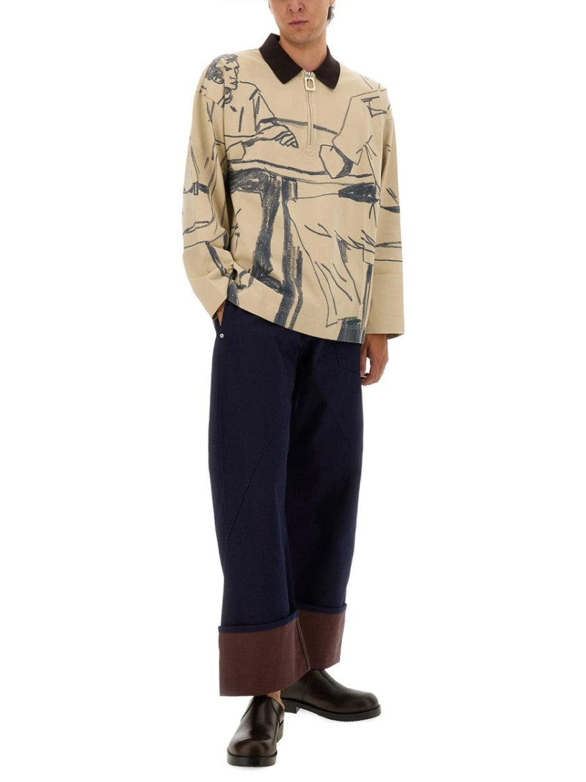 J. W. Anderson Rugby Polo Shirt With Print