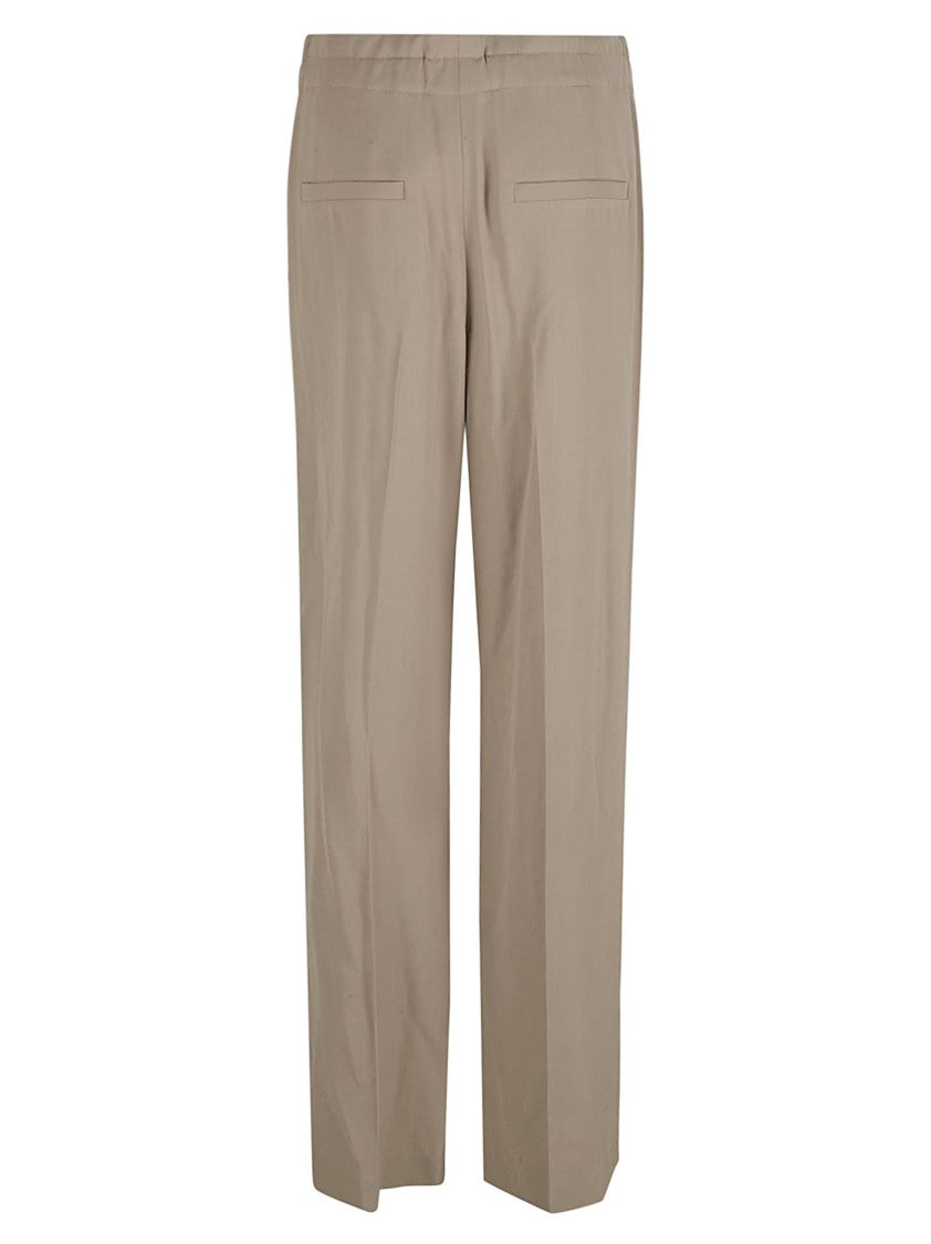 Brunello Cucinelli Relaxed Fit Wide Leg Trousers