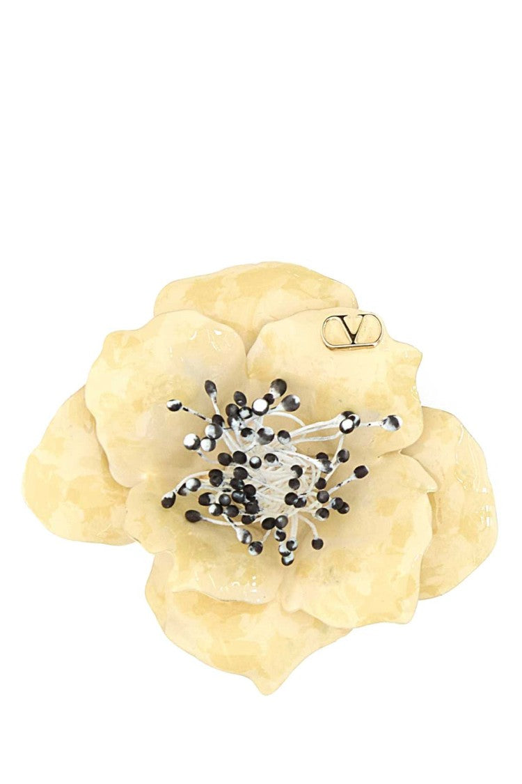 Valentino Garavani Metal Valentino Garavani Fleur Lumineuse Tie Clip
