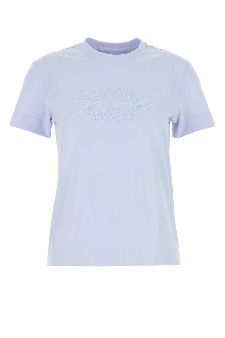 Givenchy Powder Blue Cotton T-Shirt