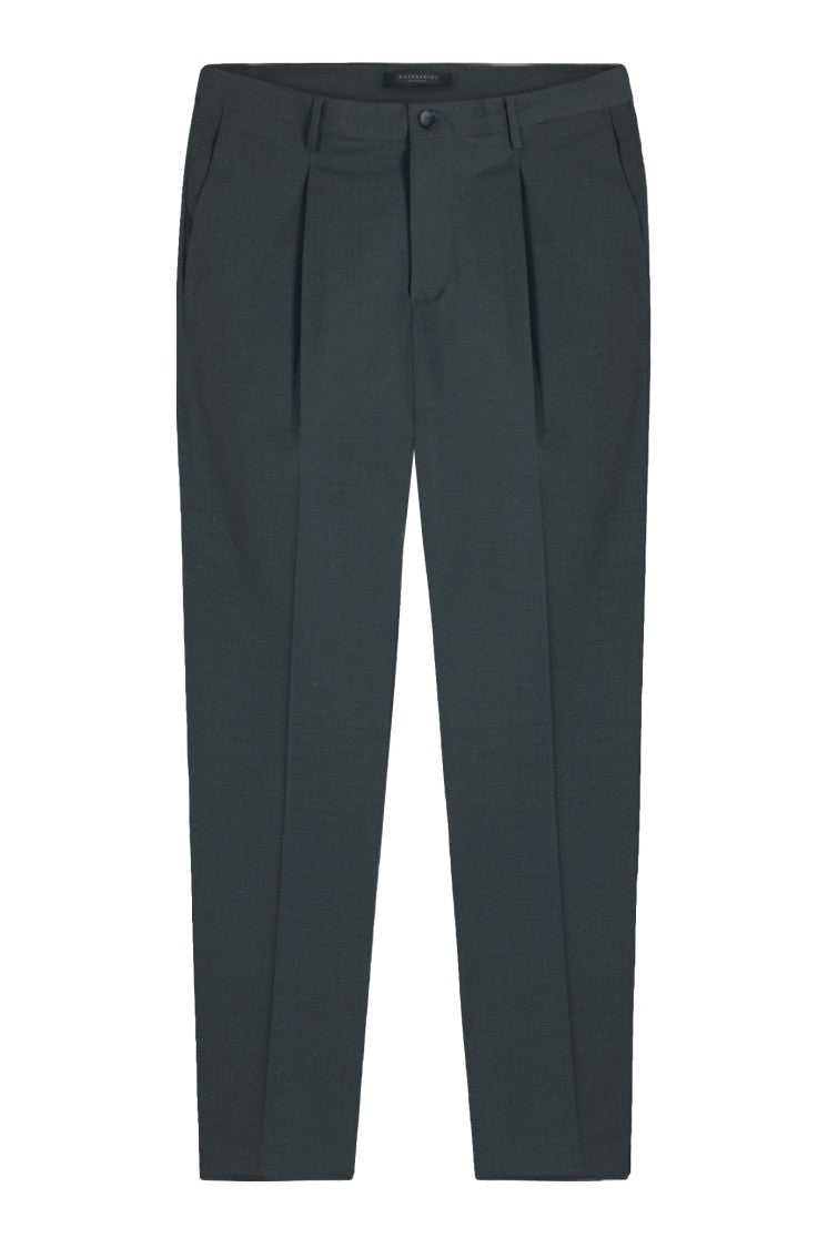 Gazzarrini X Michele Franzese Tailored Grey Trousers With Front Pleats
