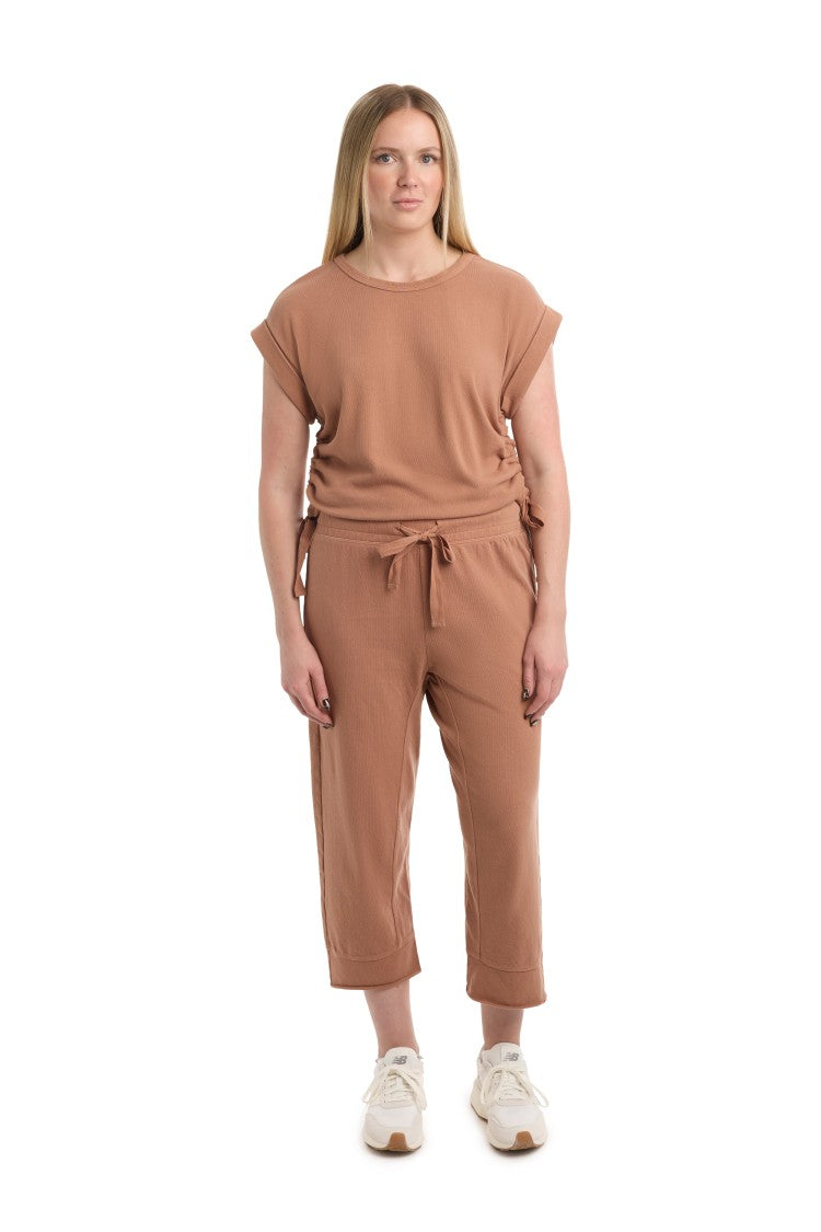 Wilt Crop Raw Jogger Easy Fit Pants