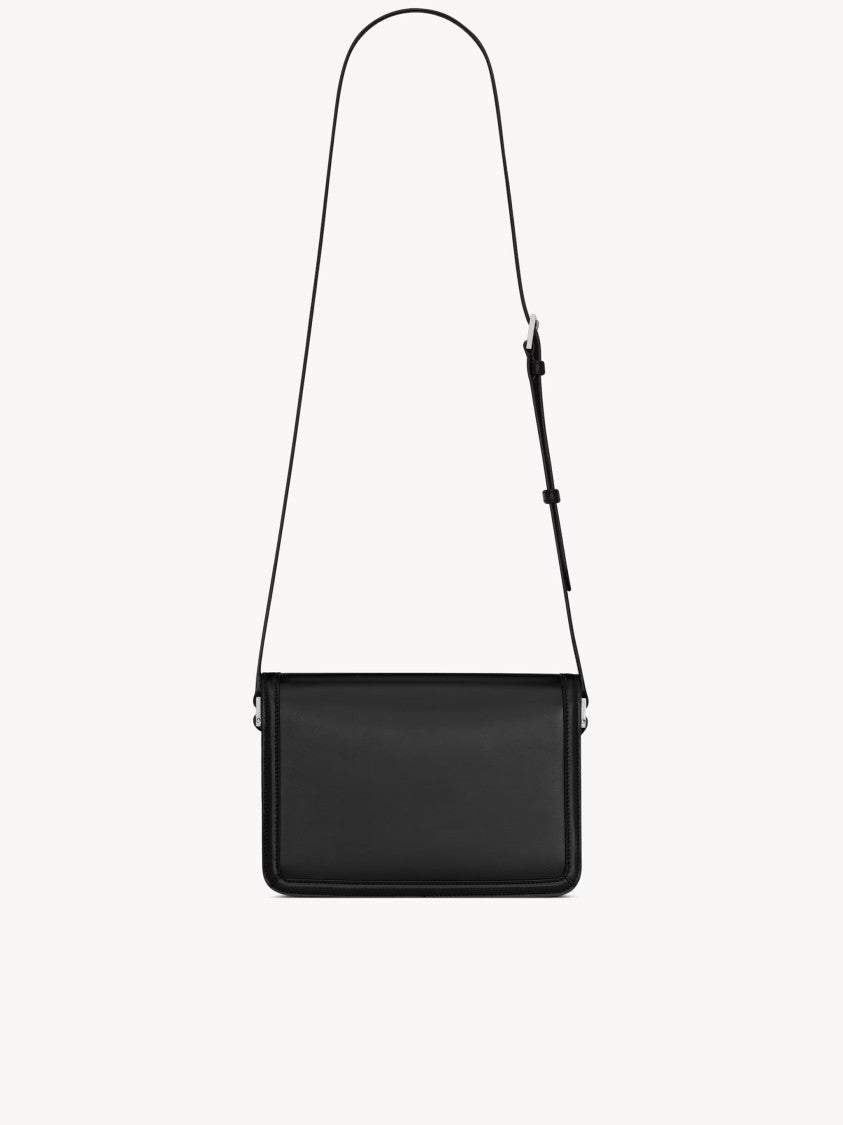 Saint Laurent Satchel Solferino Medium Structured Leather Satchel