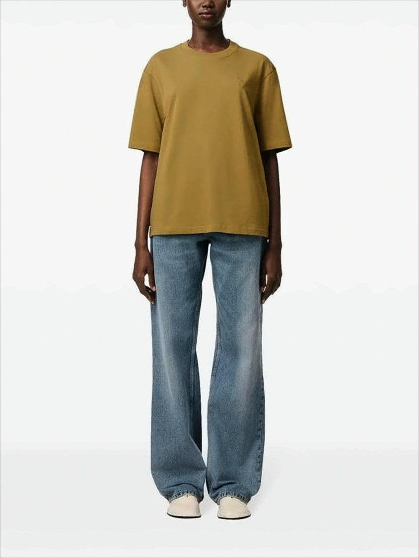 Ami Paris Boxy-Fit Short-Sleeved T-Shirt With Subtle Logo