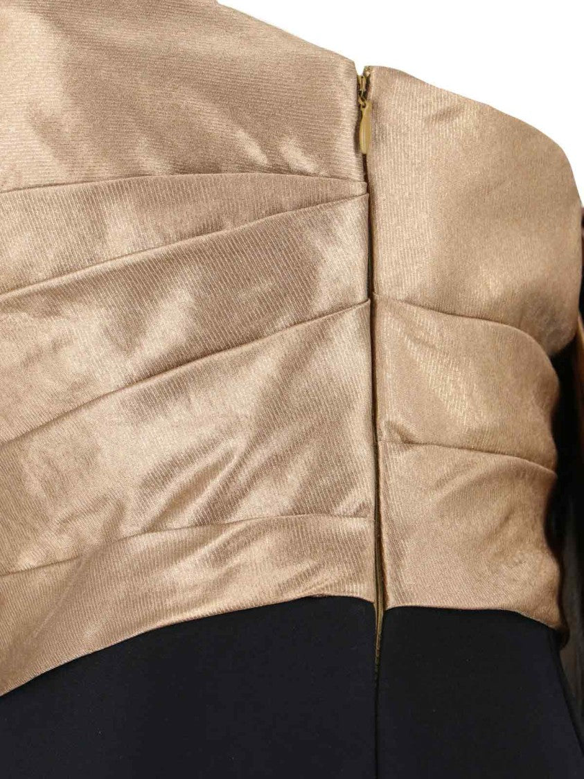Polo Ralph Lauren Jumpsuit Dress With Bow – Gold/Black