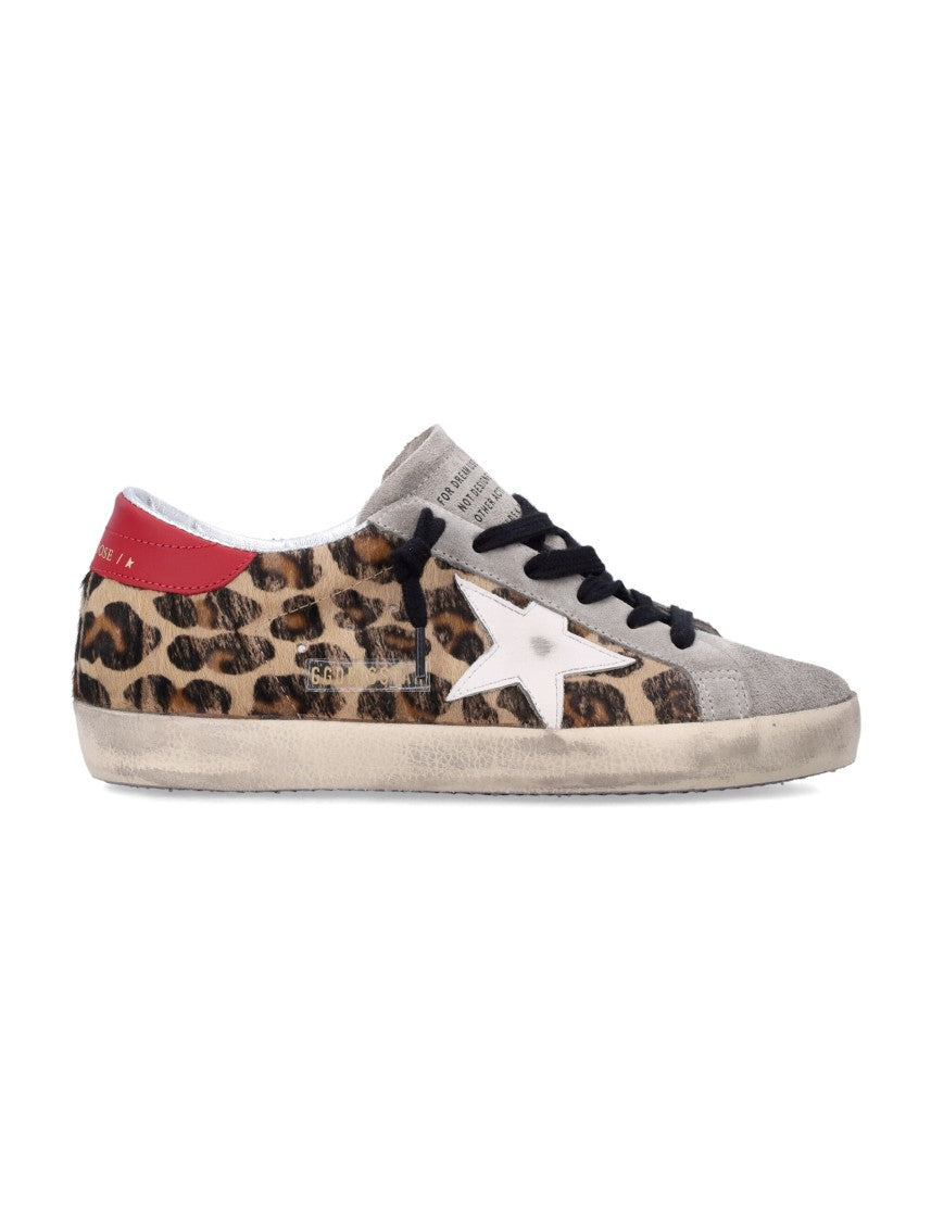 Golden Goose Golden Goose Super-Star Woman's Sneakers Leopard Print