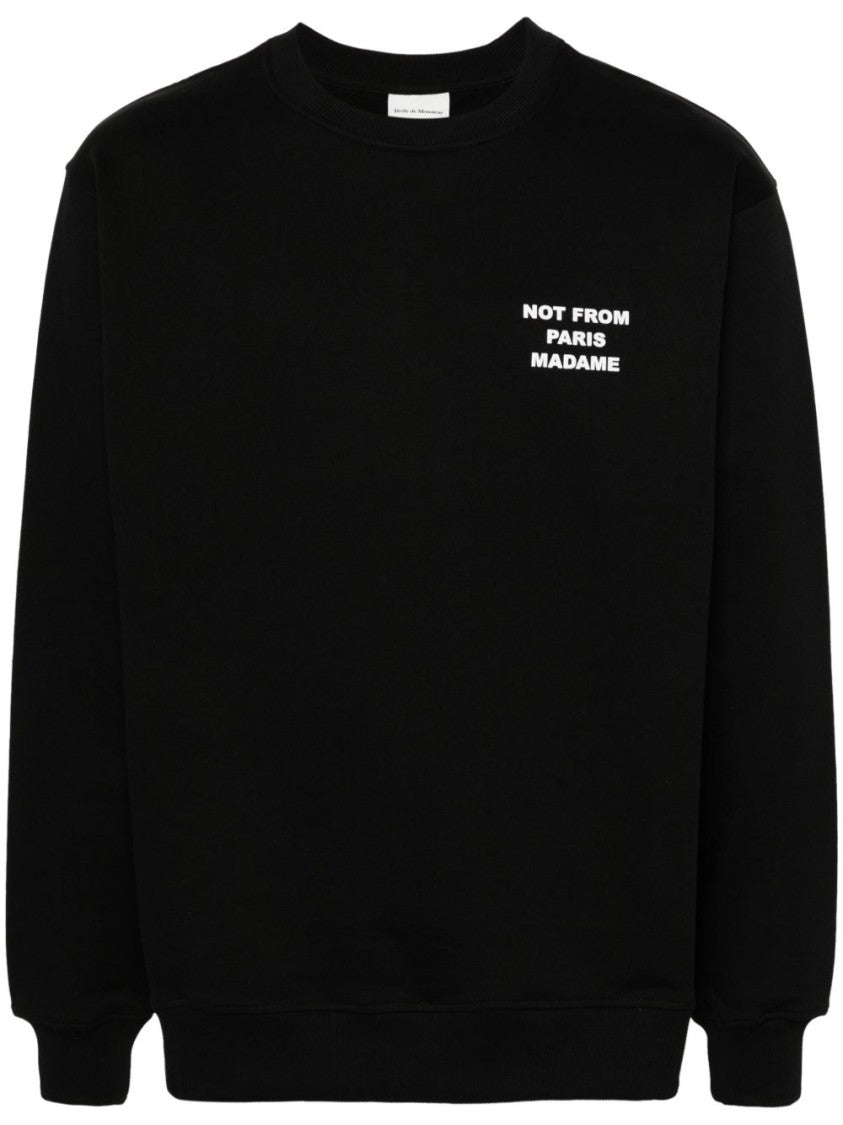 Drôle De Monsieur Le Sweatshirt Slogan