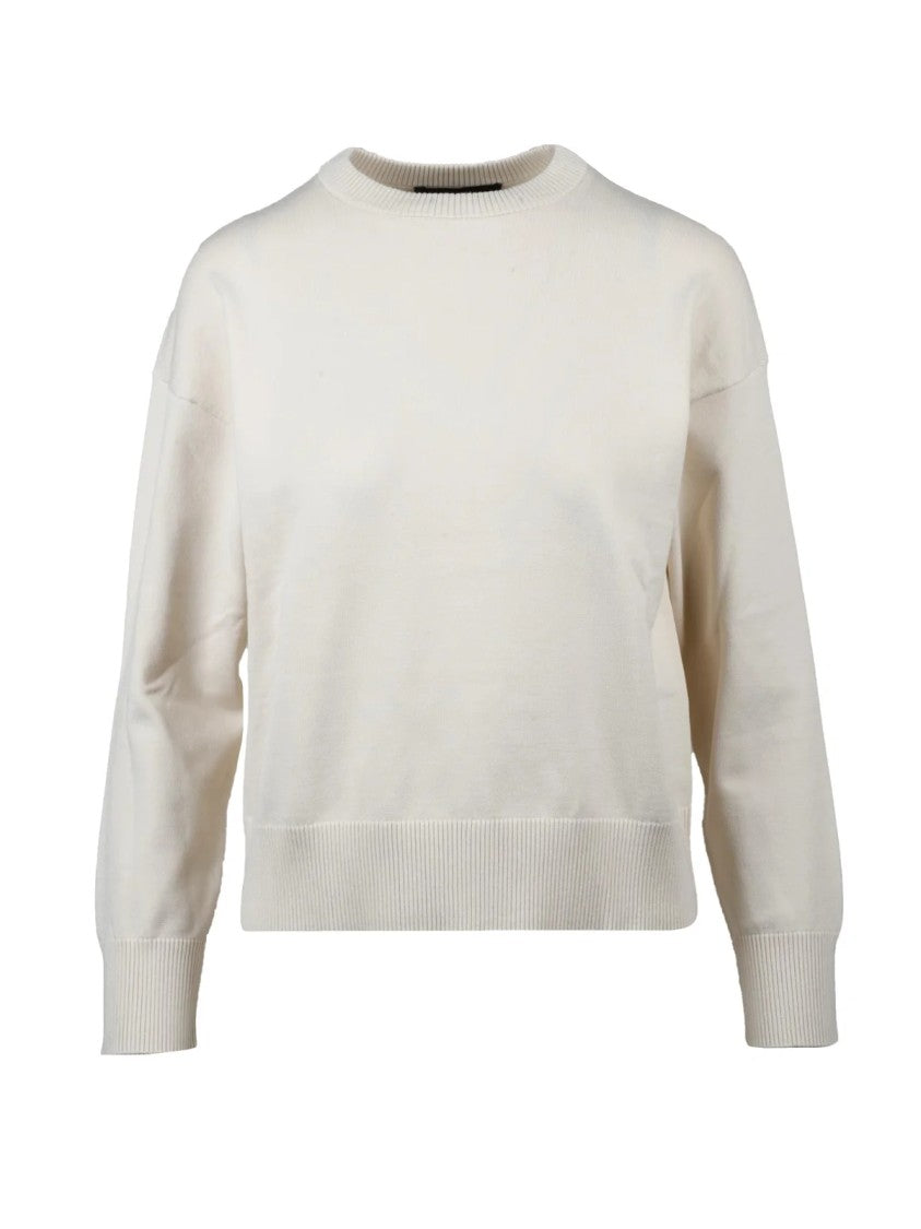 Max Mara White Polyester Sweater