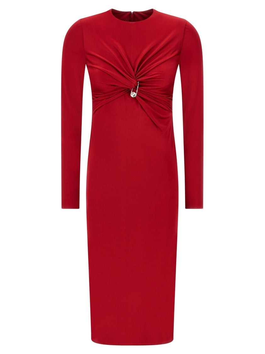 Versace Red Midi Dress