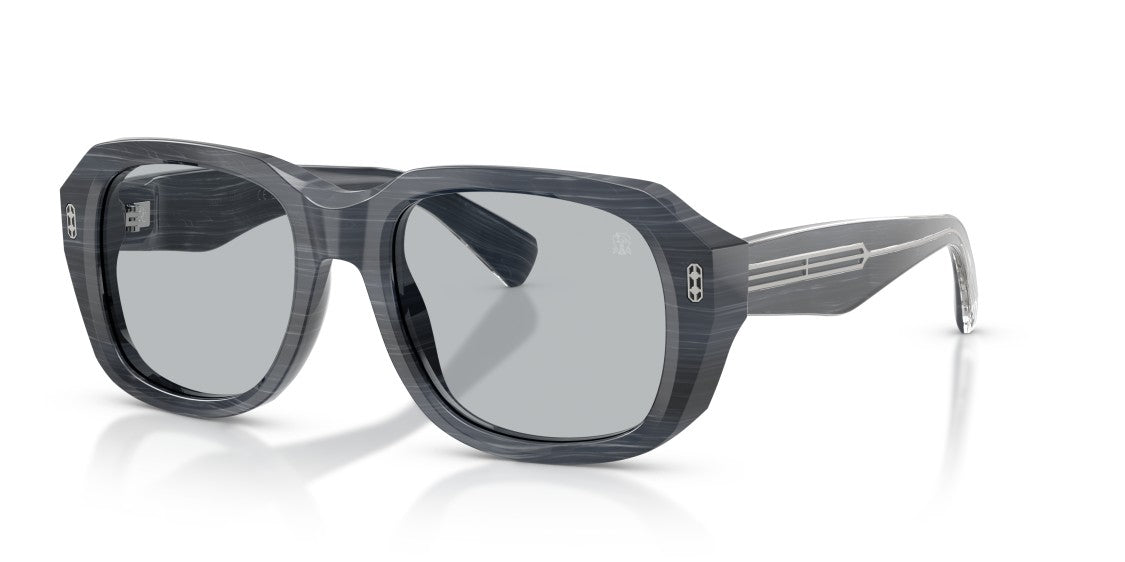 Brunello Cucinelli Grey 0Bc4027s Marbled Acetate Oversized Square Sunglasses