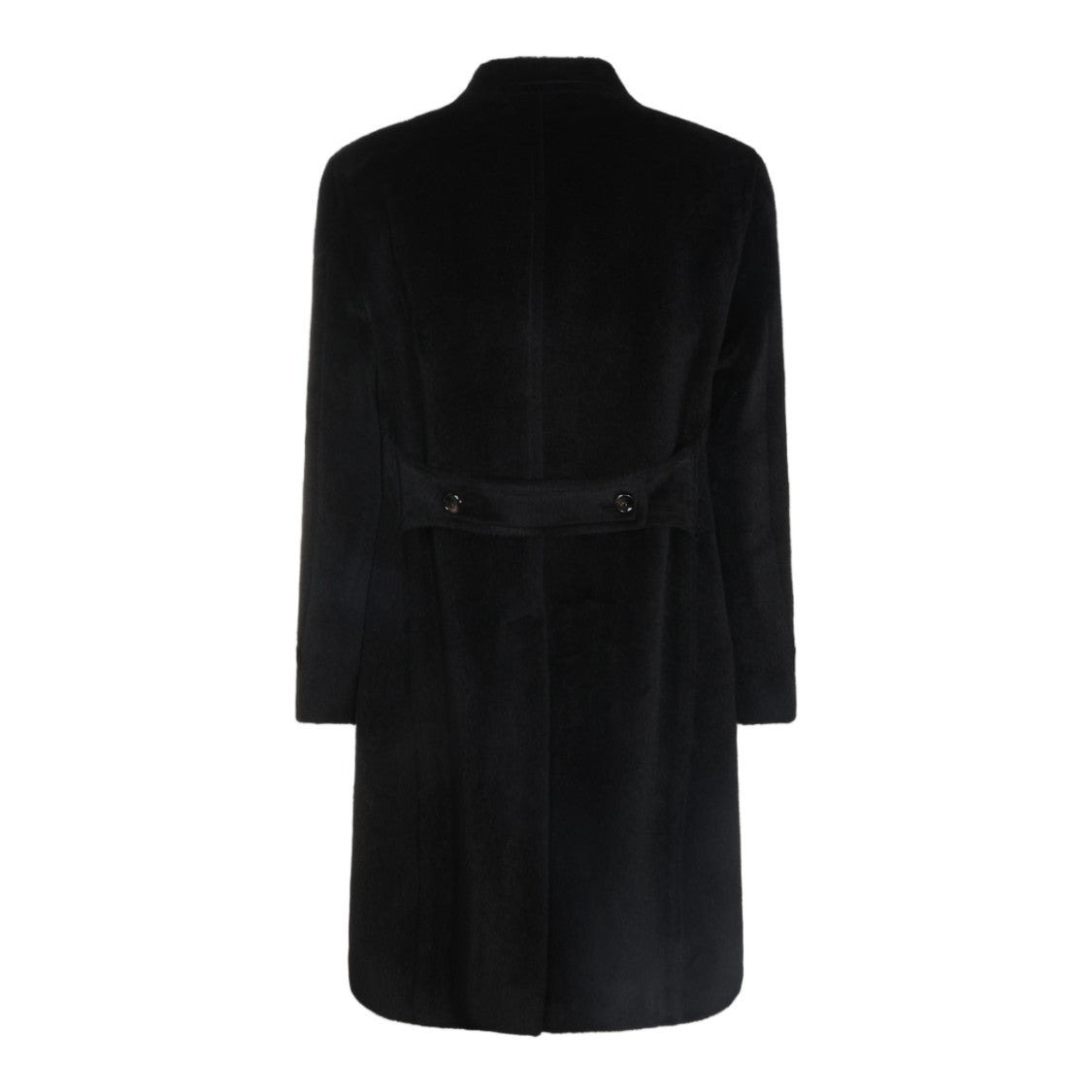Tagliatore Double-Breasted Tailored Coat With Plush Texture