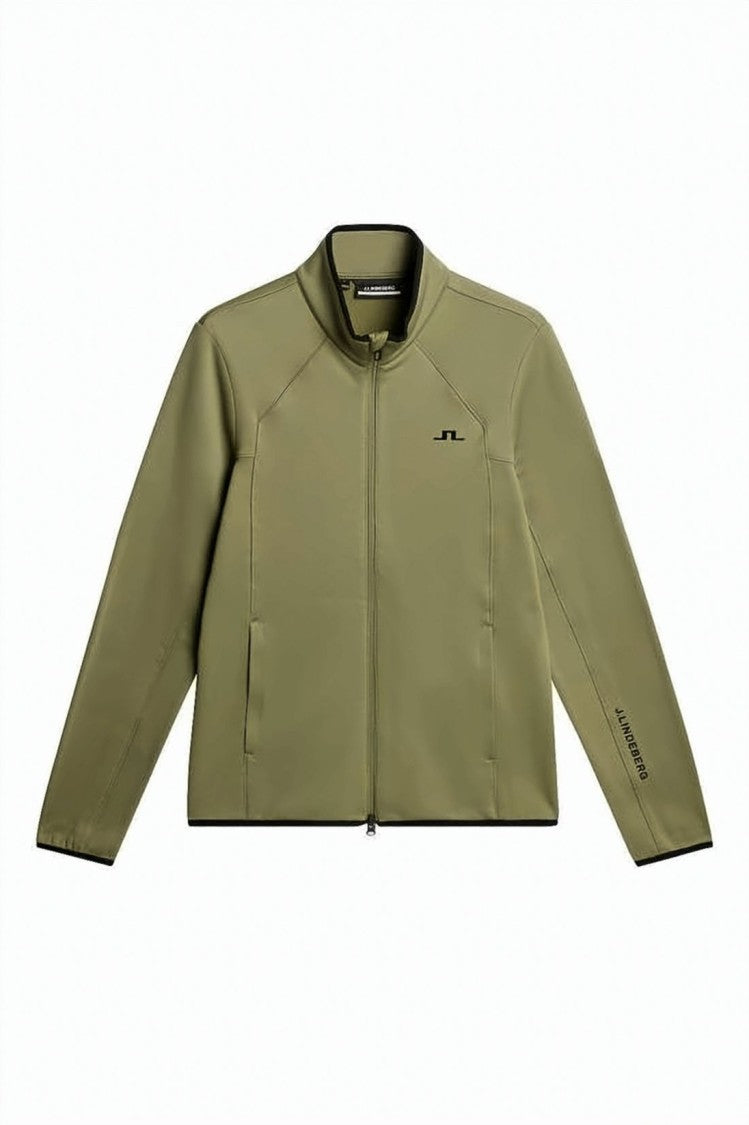 J Lindeberg Zip-Up Jacket With High Collar