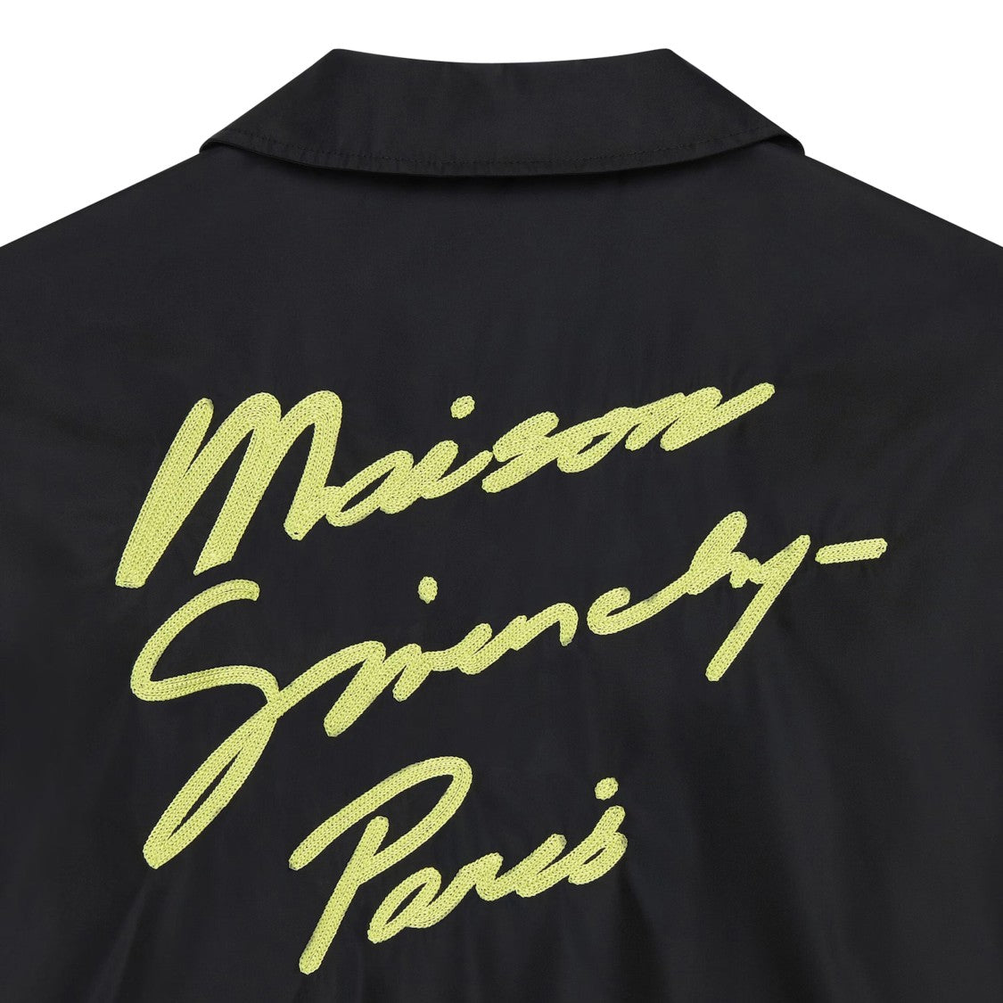 Givenchy Sustainable Black Overshirt With Embroidered Logo