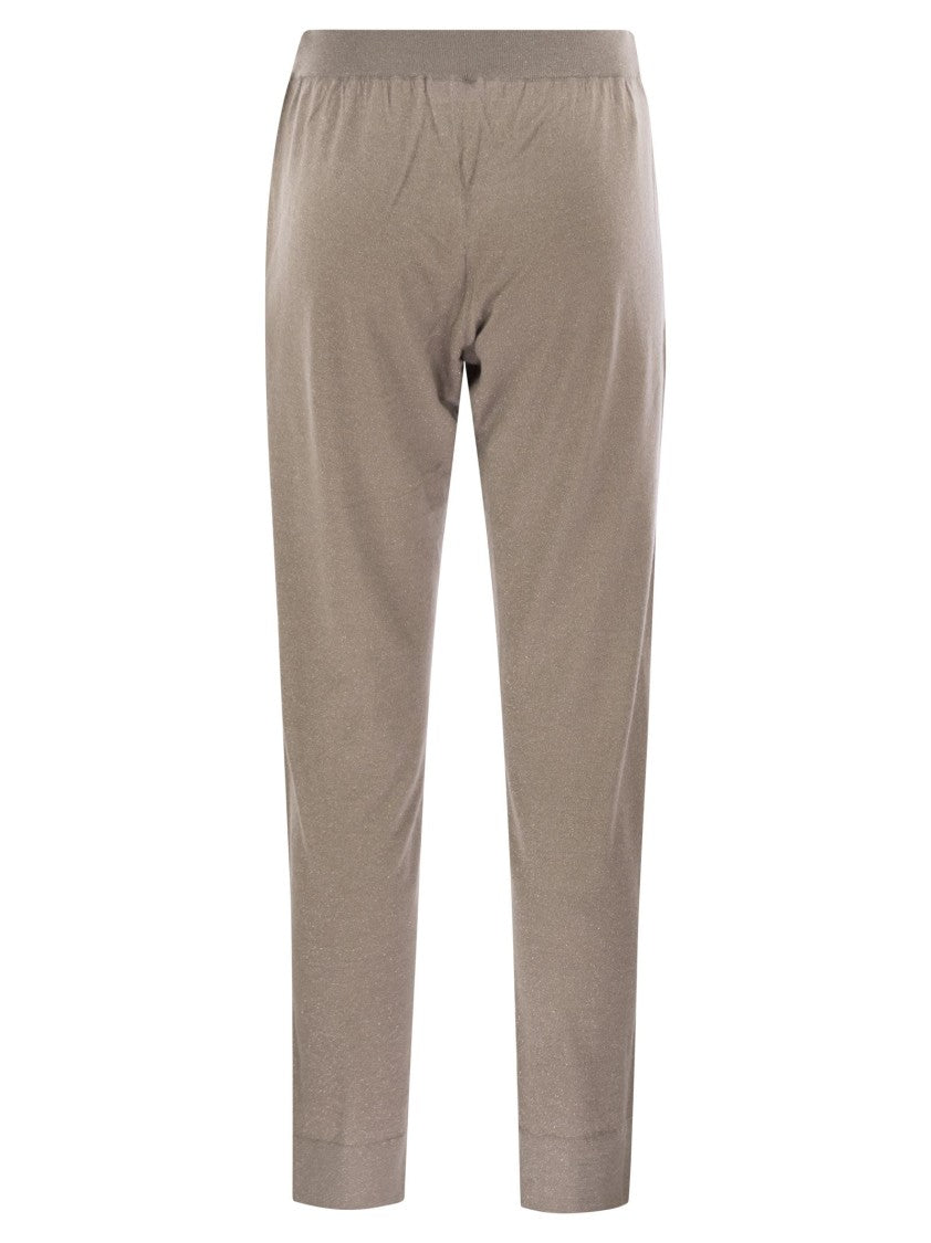 Brunello Cucinelli Sparkling Lightweight Cashmere And Silk Trousers