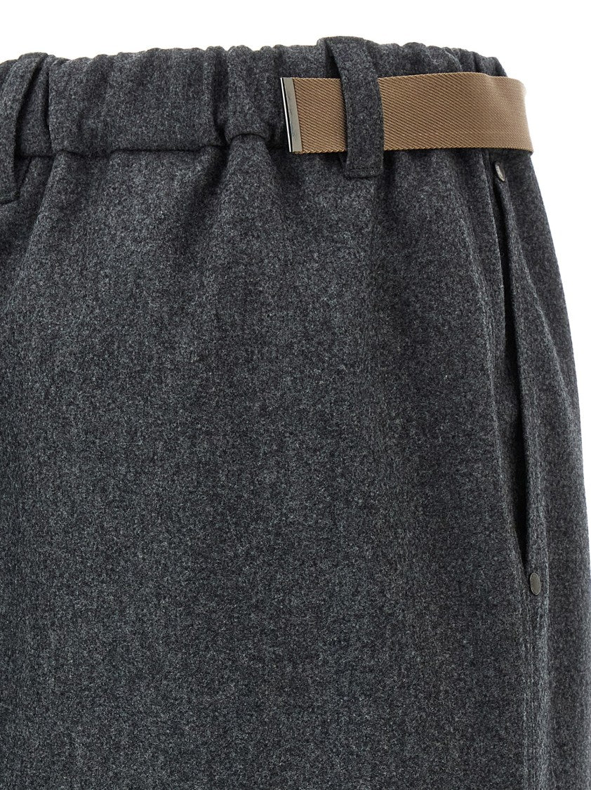 Brunello Cucinelli Fresh Wool Skirt