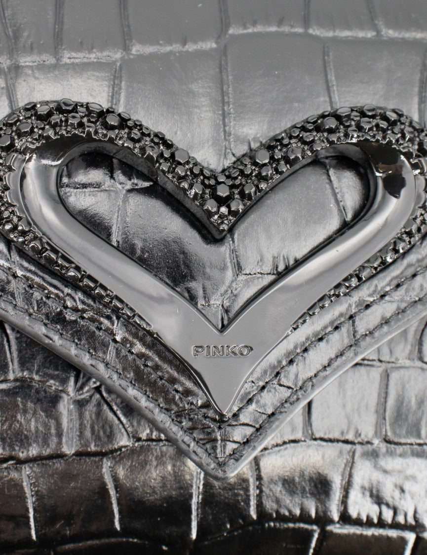 Pinko Black Limousine Block Color Shoulder Bag