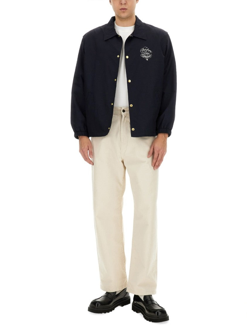 Drôle De Monsieur Vignes Slogan Print Jacket