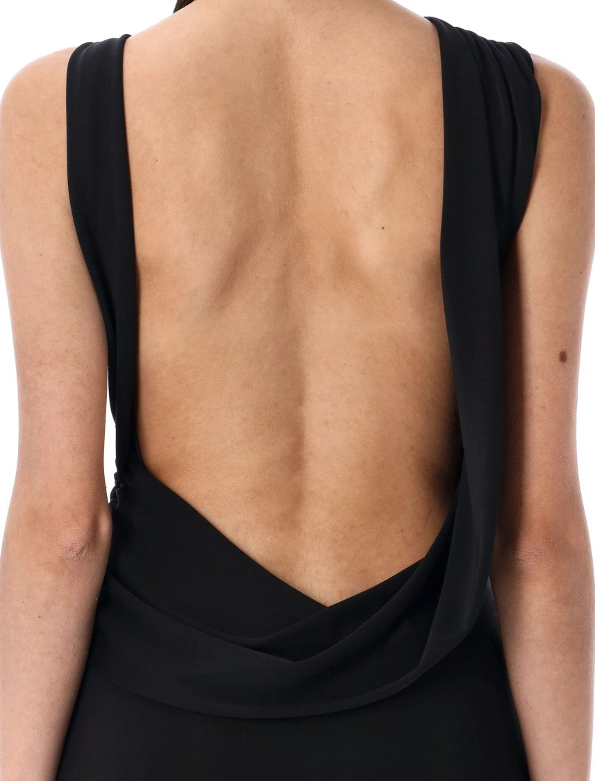 The Andamane Venere Draped Maxi Dress