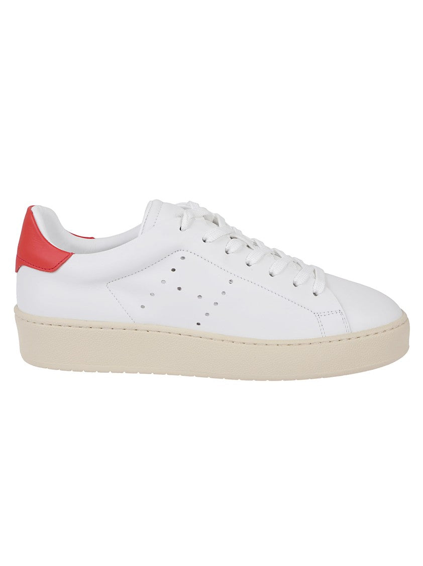 Hogan H672 White Leather Sneakers