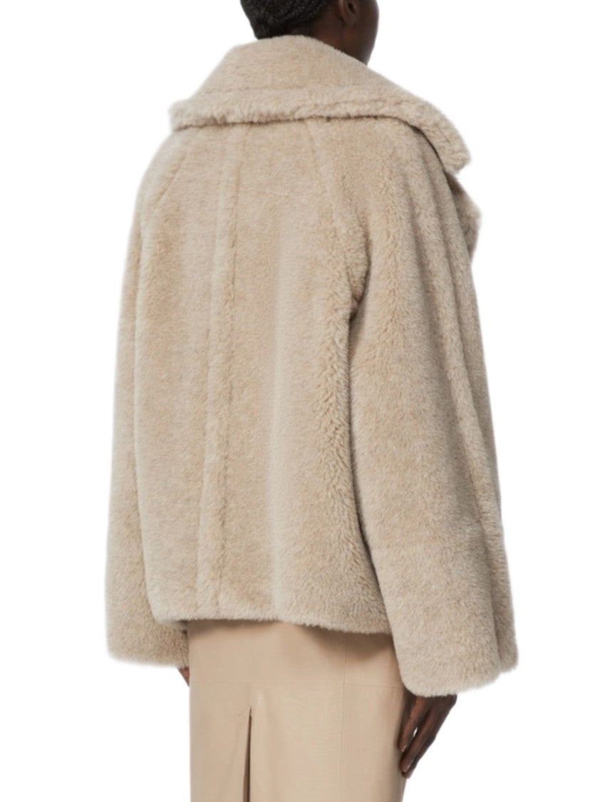 Max Mara Short Teddy Bear Texture Jacket
