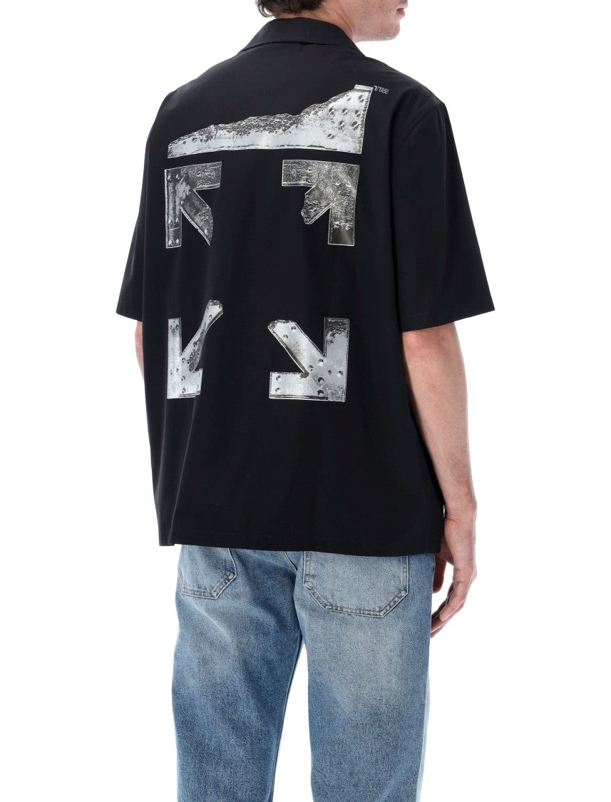 Off-White Metallic Arrow Bow Shirt