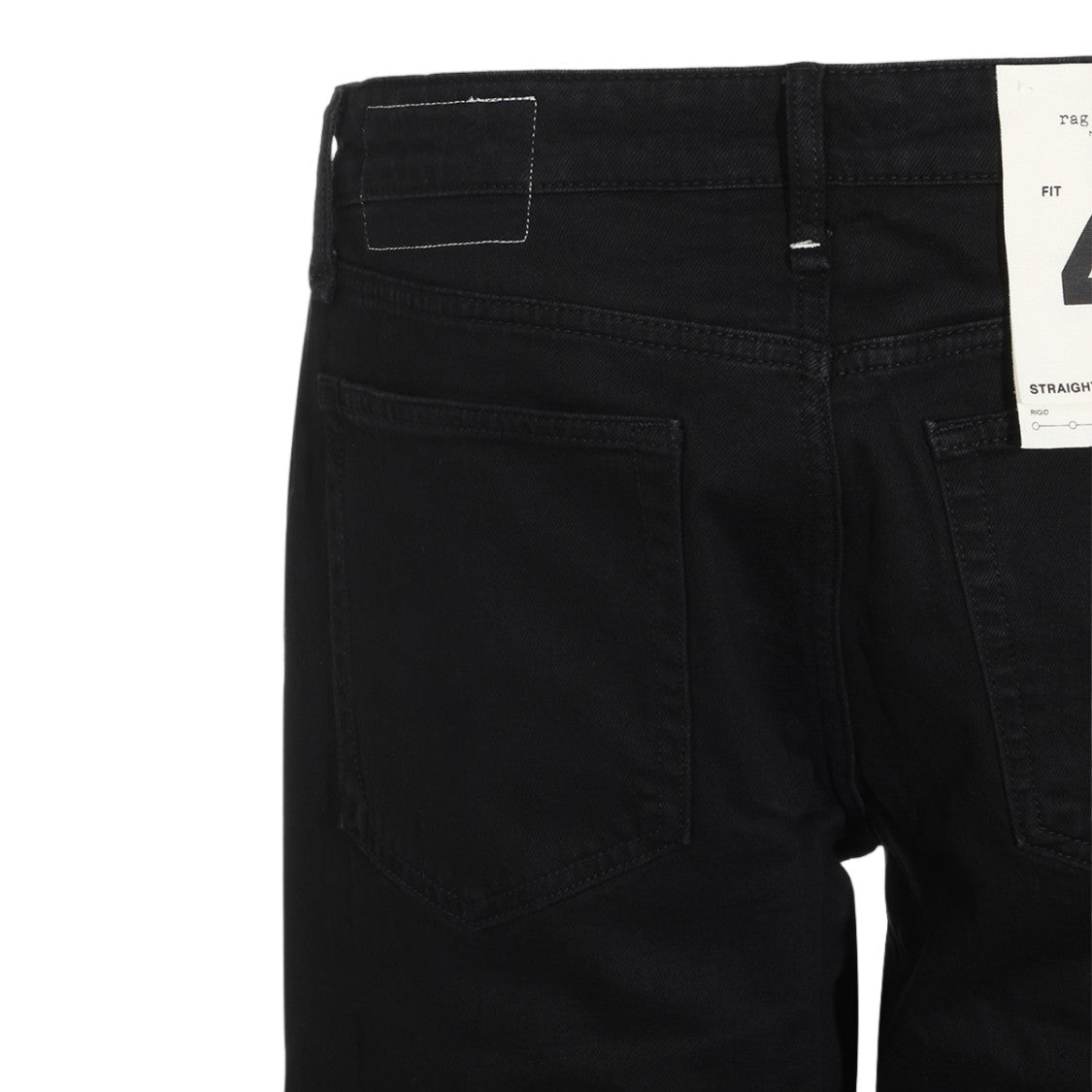 Rag & Bone Straight-Leg Denim Jeans With Classic Five-Pocket Design