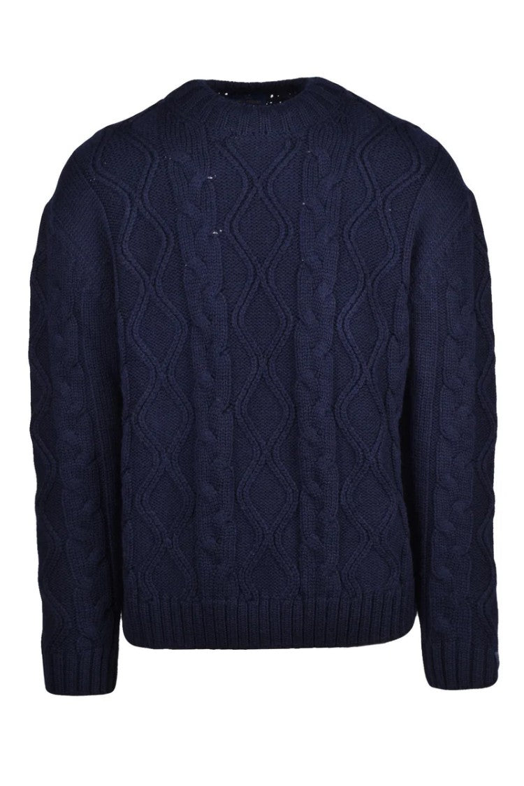 Paul & Shark Cable Knit Sweater Virgin Wool - Multicolor