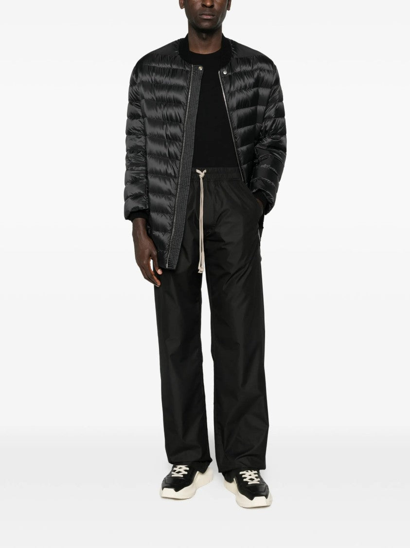 Moncler X Rick Owens Black Wide-Leg Drawstring Pants