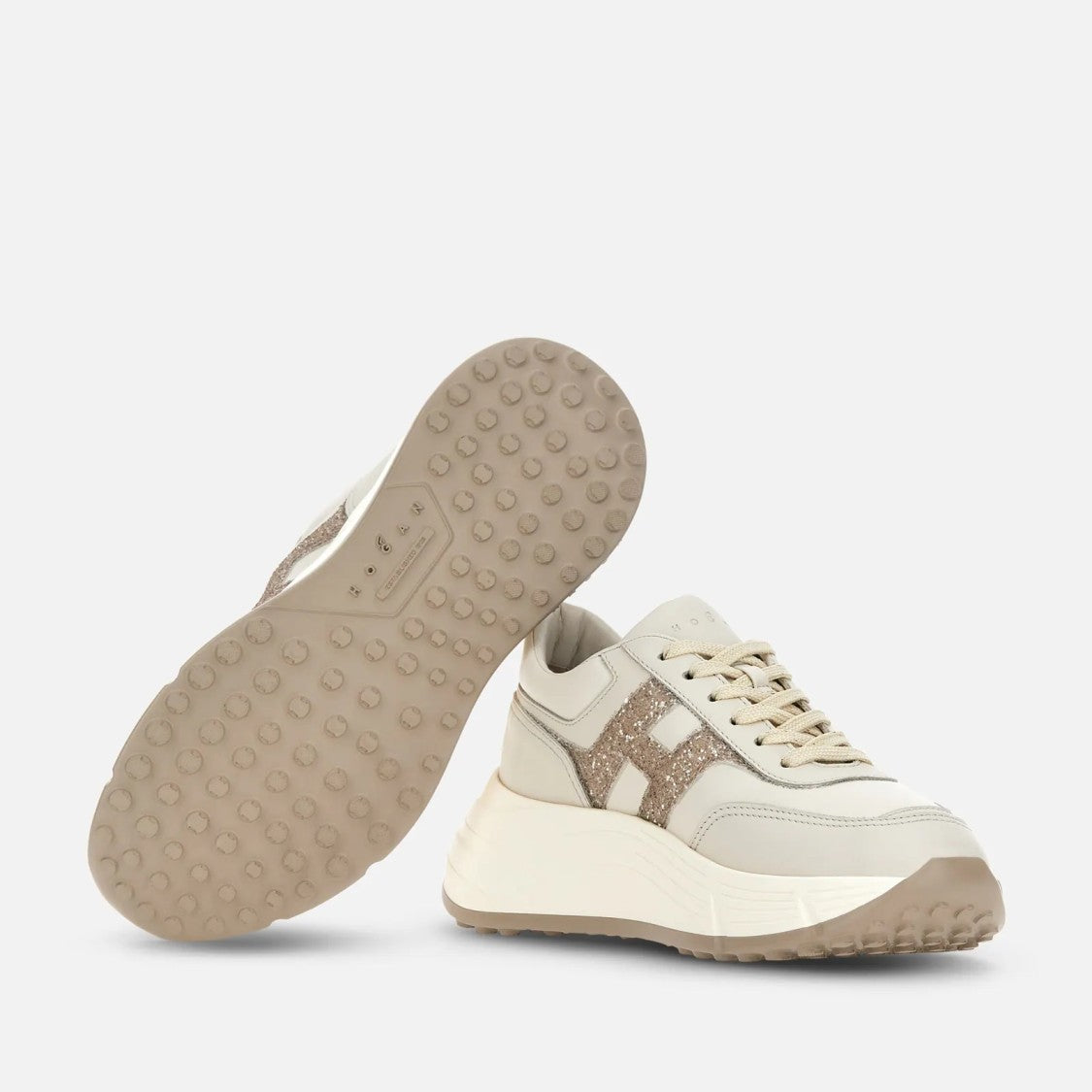 Hogan Yogurt H669 Allacciato H Lace-Up Shoes