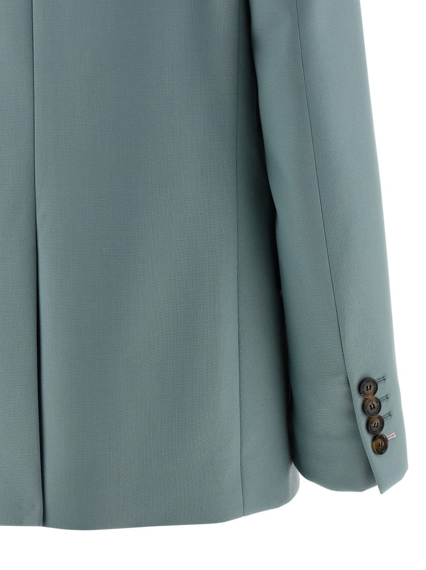 Stella Mccartney Tailored Double-Breasted Wool Blazer With Peak Lapels