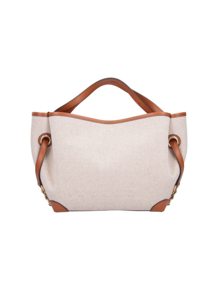 Chloé Medium Tote Bag With Textured Fabric