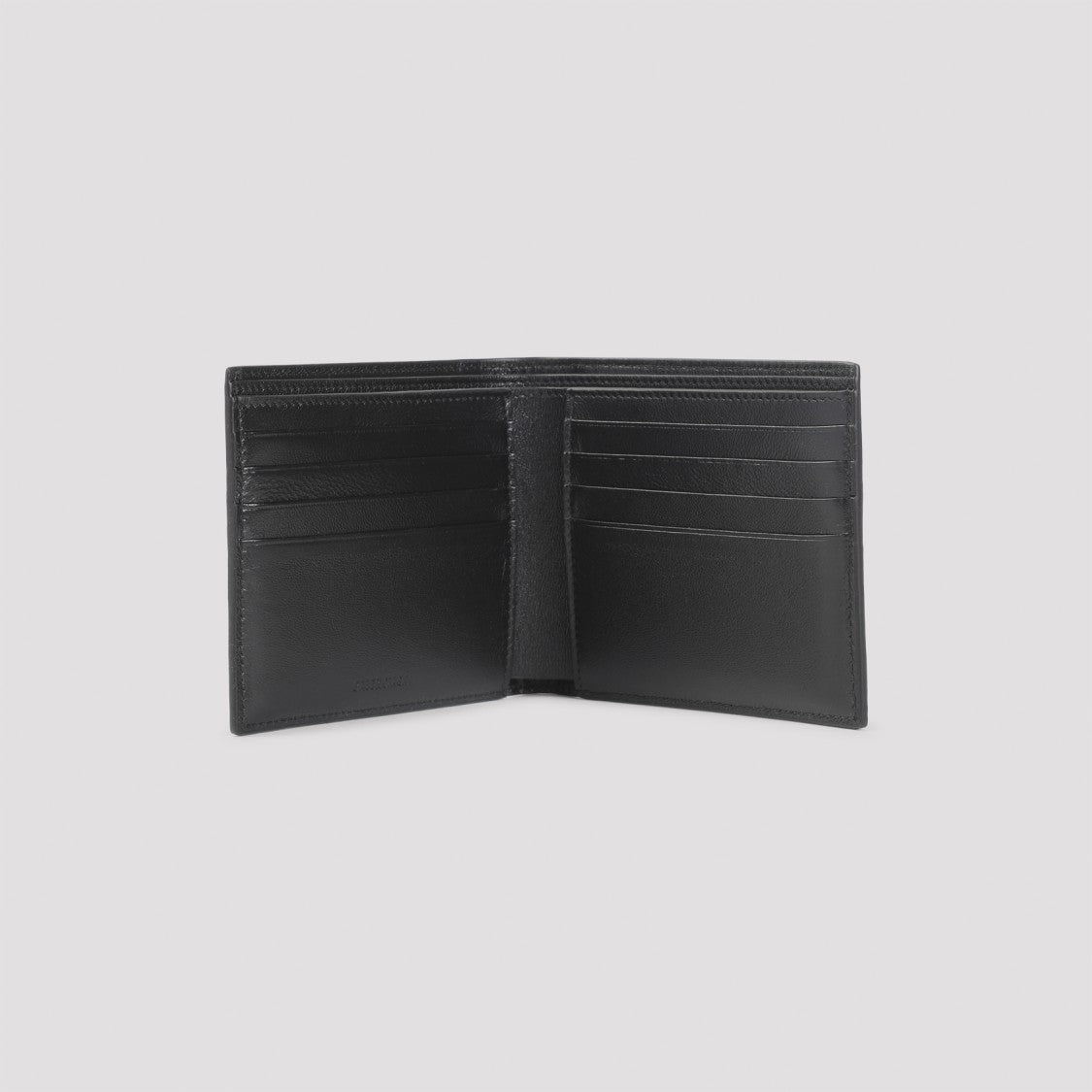Balenciaga Compact Black Leather Wallet