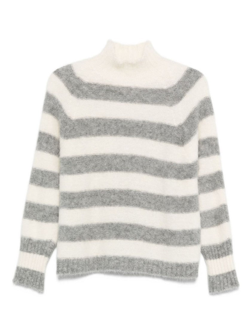 Antonelli Ribbed Mock Neck Sweater