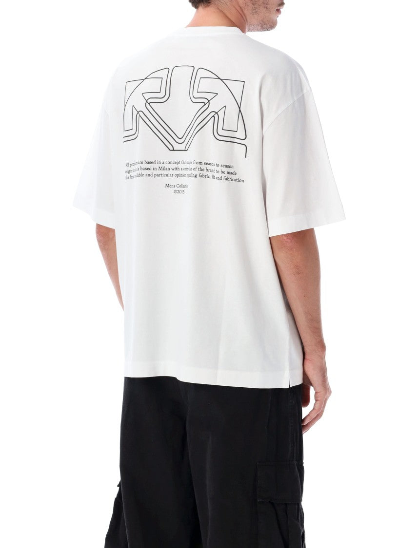 Off-White Offline Half Arrow Short-Sleeve Cotton T-Shirt
