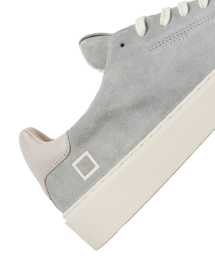 D.A.T.E Levante Suede Sneakers In Grey