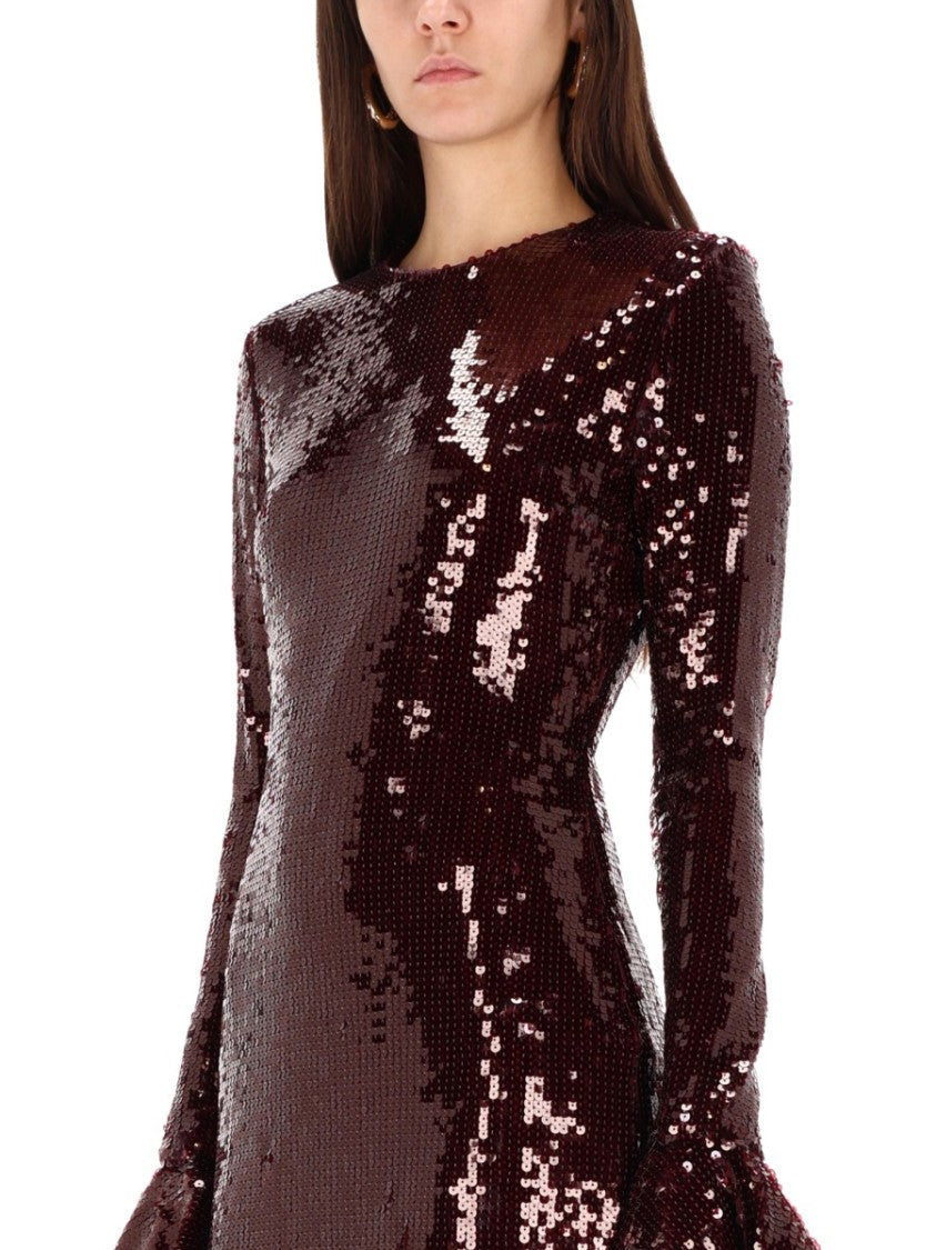 Rotate Birger Christensen Mini Dress With Shimmering Sequins