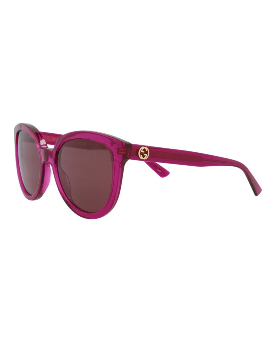Gucci Round-Frame Sunglasses In Recycled Acetate