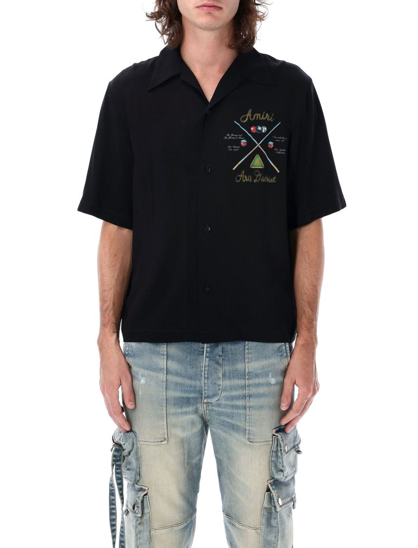 Amiri Pool Cue Bowling Shirt