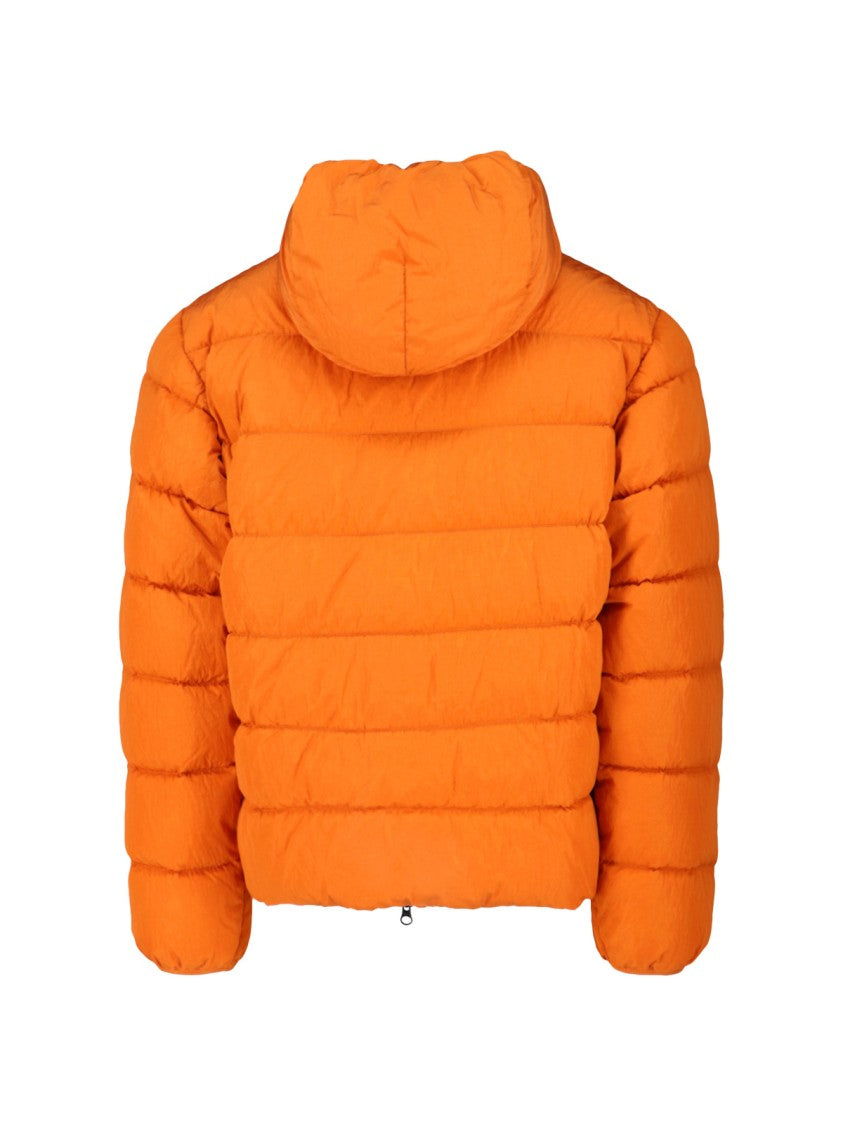 C.P. Company Quilted Puffer Jacket – Orange