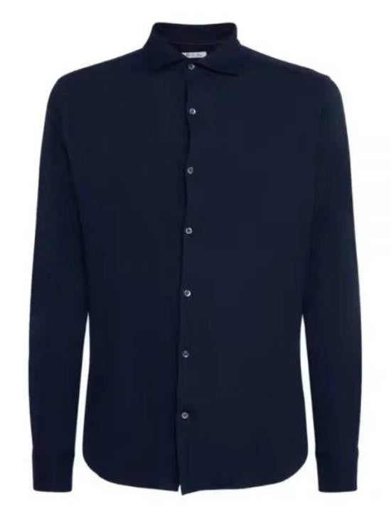 Loro Piana Tailored Long-Sleeve Shirt With Classic Collar And Chest Pocket