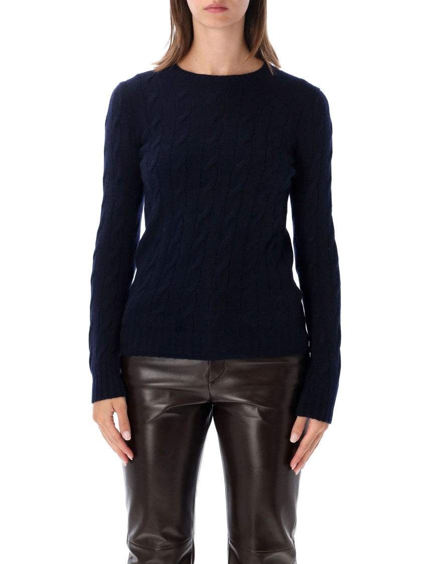 Polo Ralph Lauren Slim-Fit Cashmere Sweater With Iconic Cable Knit Design