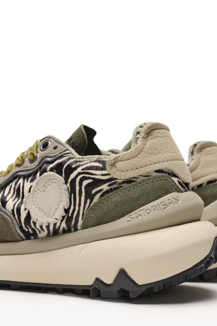Satorisan Multicolor Leather Low-Top Sneakers