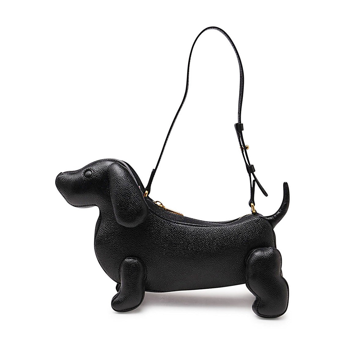 Thom Browne Dog-Shaped Pebbled Leather Shoulder Bag