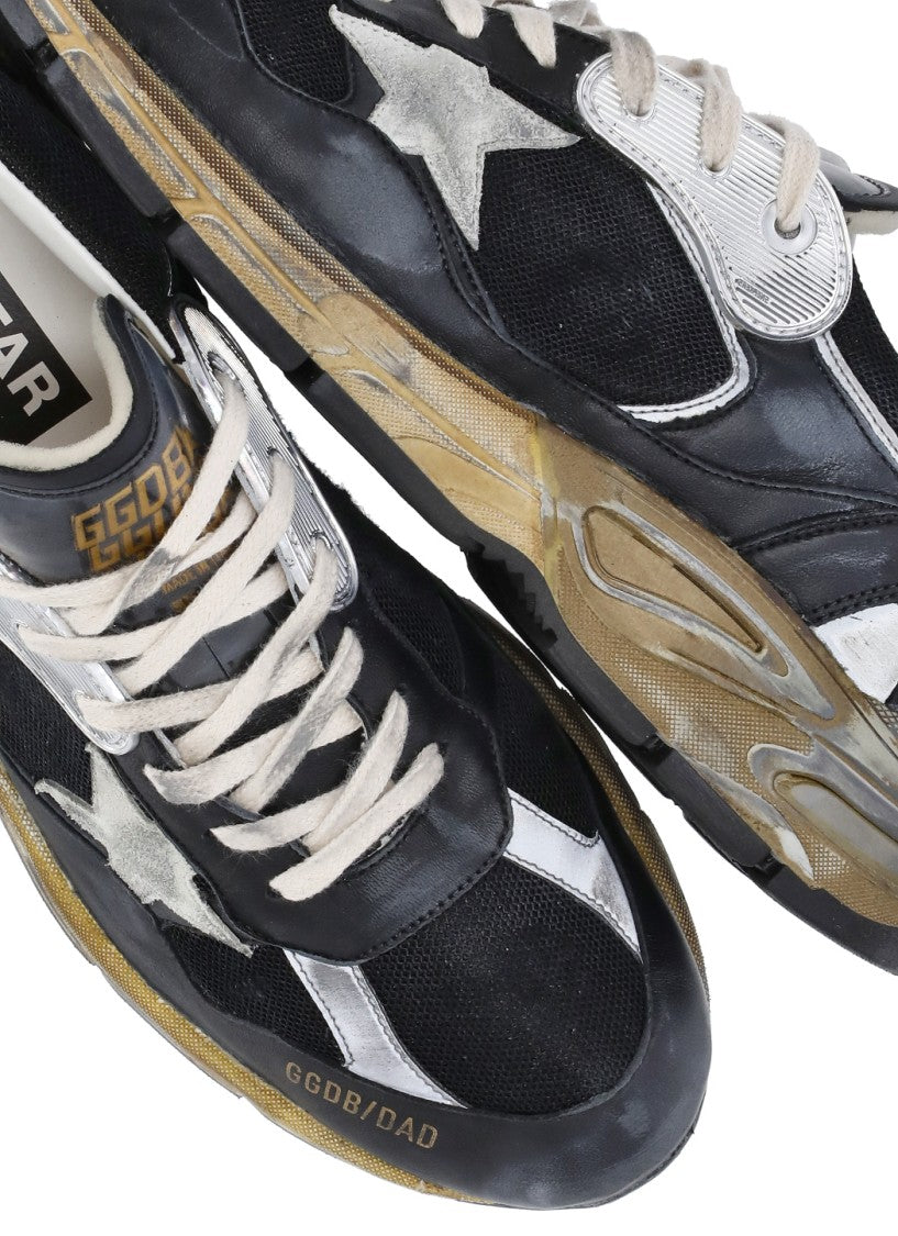 Golden Goose Black Running Dad Sneakers