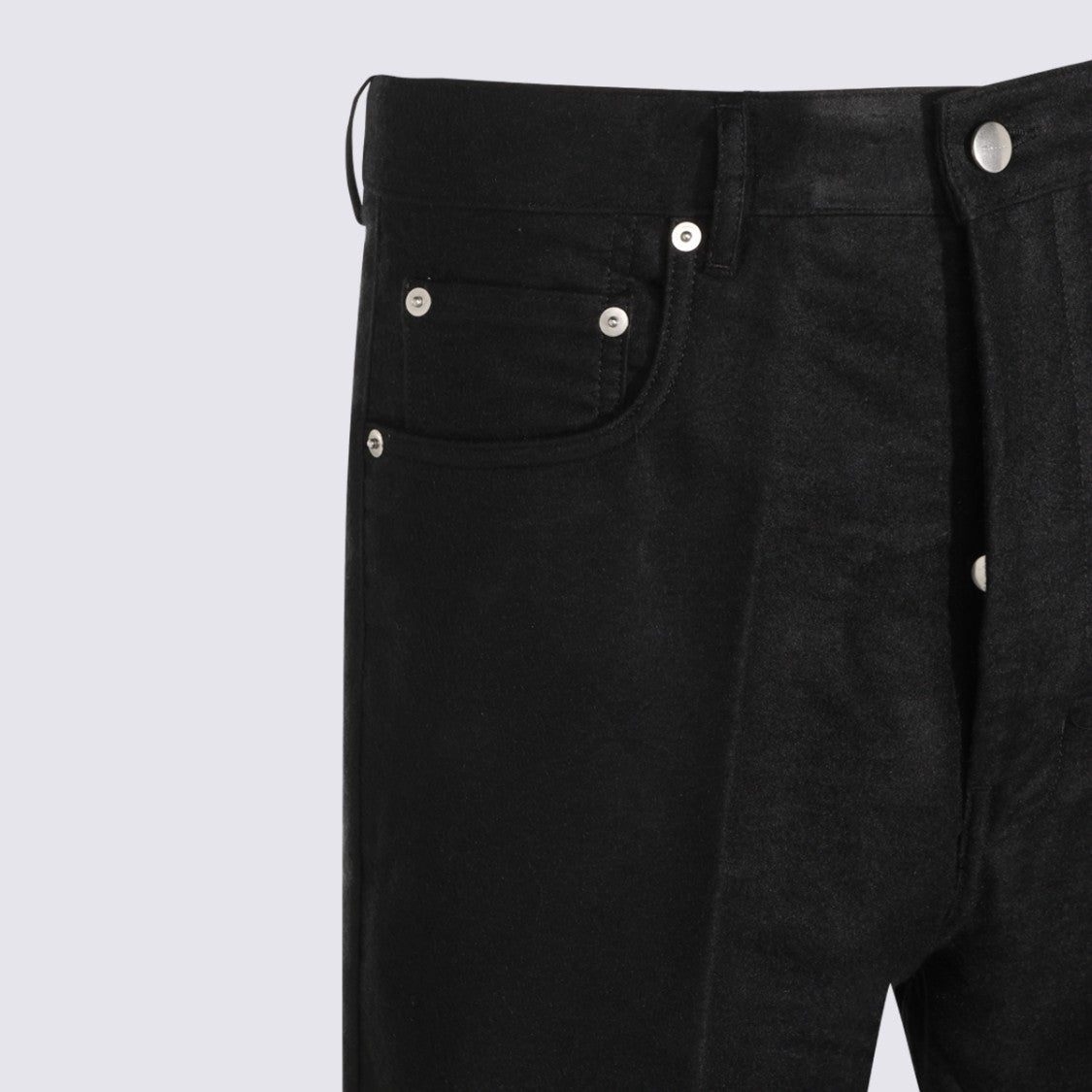 Rick Owens Straight-Leg Trousers With High Waist And Five-Pocket Design