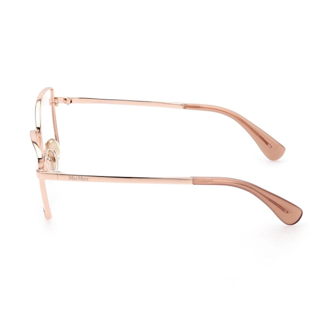 Max Mara Rose Gold Mm5074 Metal Glasses