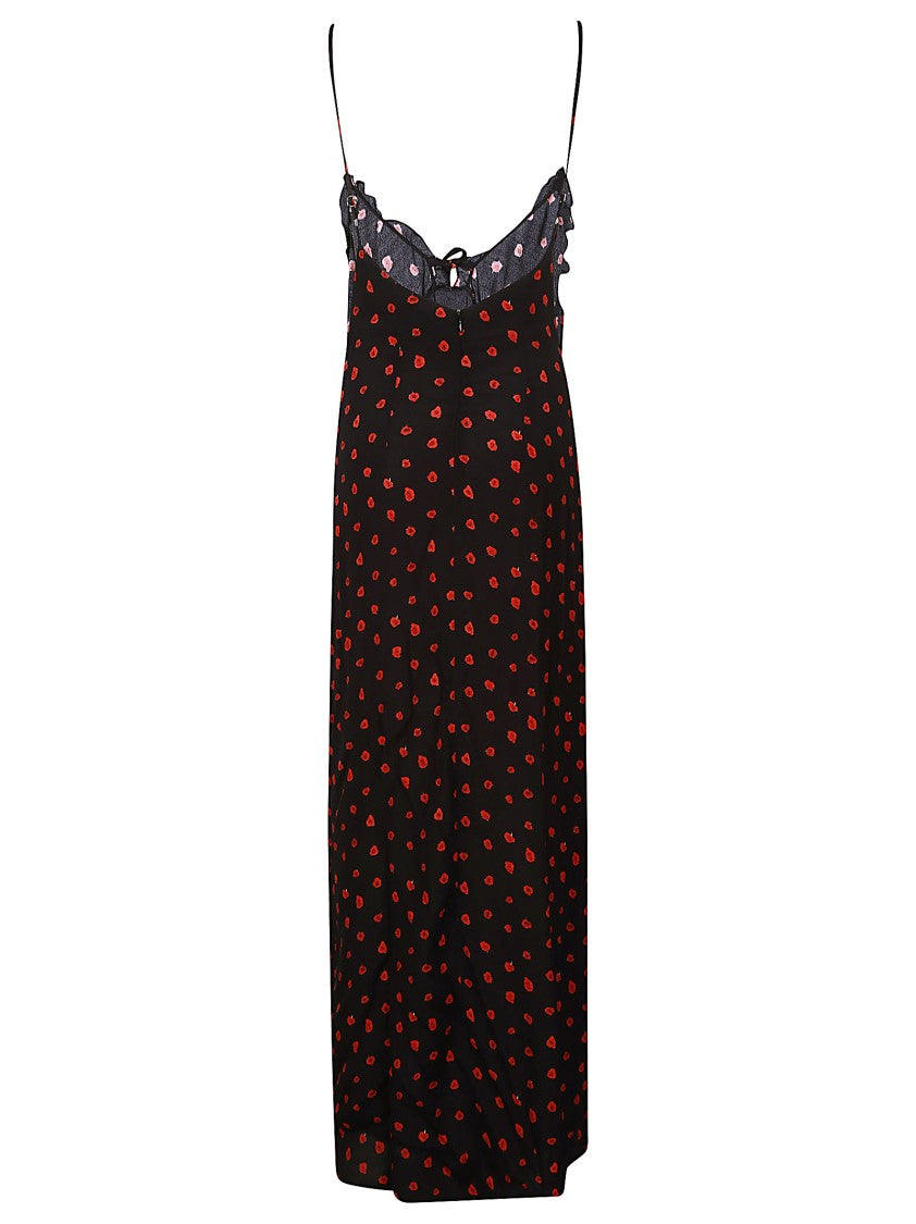 Mar De Margaritas Riley Long Spaghetti Strap Floral Maxi Dress