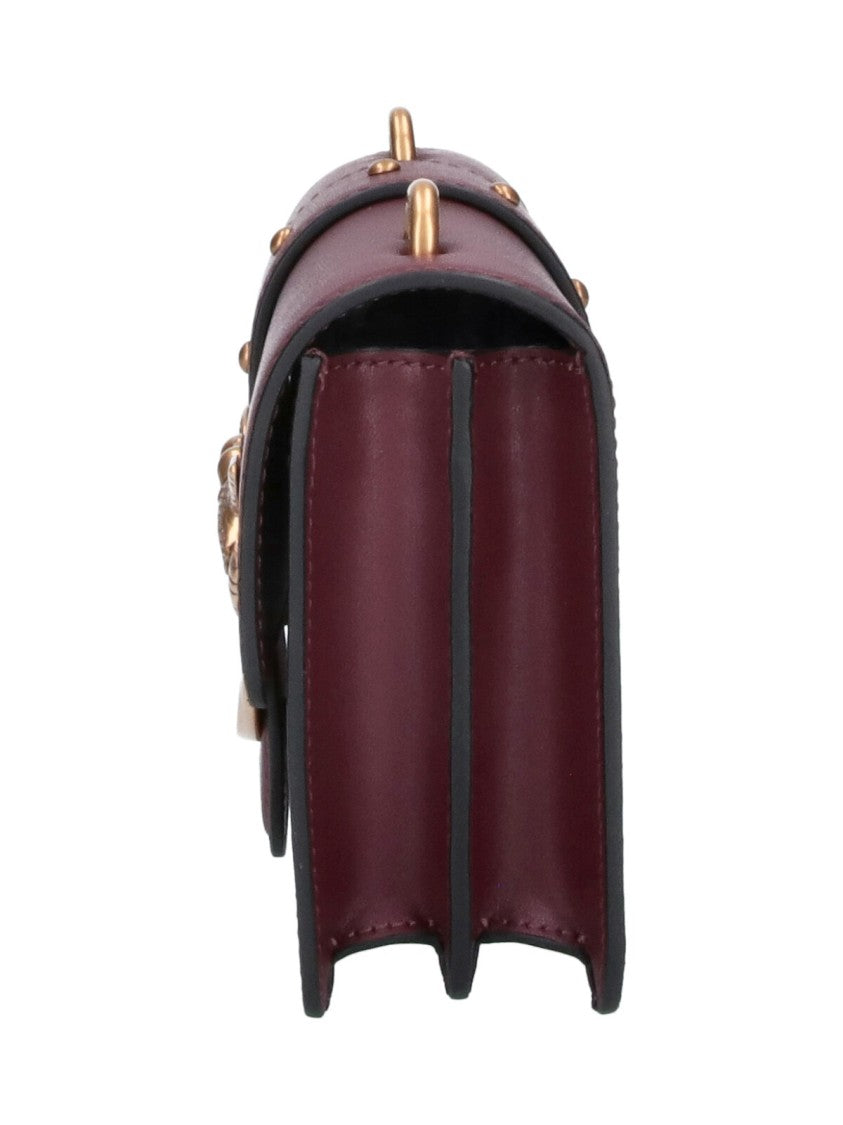 Pinko Mini Love One Shoulder Bag With Gold-Tone Love Birds Buckle